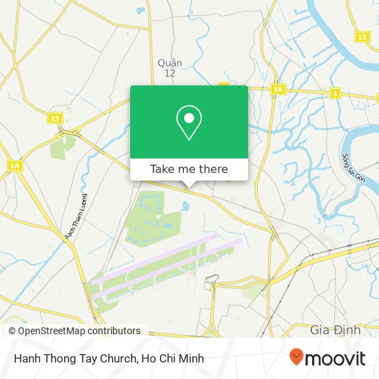 Hanh Thong Tay Church map