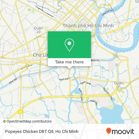 Popeyes Chicken DBT Q8 map