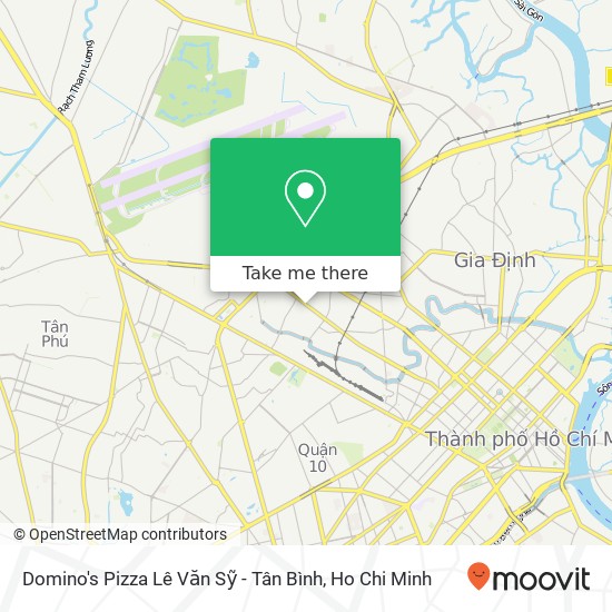 Domino's Pizza Lê Văn Sỹ - Tân Bình map