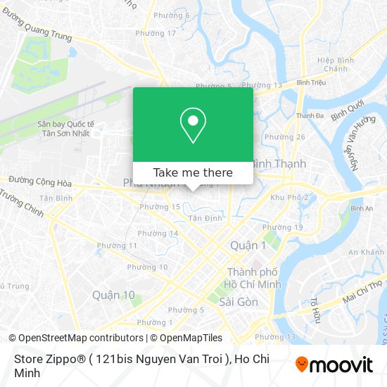 Store Zippo® ( 121bis Nguyen Van Troi ) map