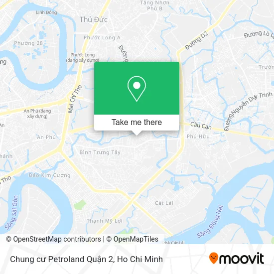 Chung cư Petroland Quận 2 map