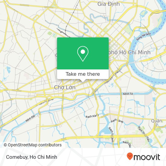 Comebuy map