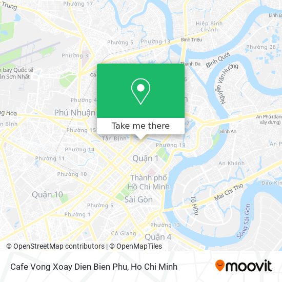 Cafe Vong Xoay Dien Bien Phu map