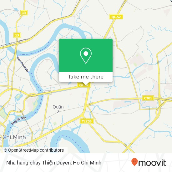 Nhà hàng chay Thiện Duyên map