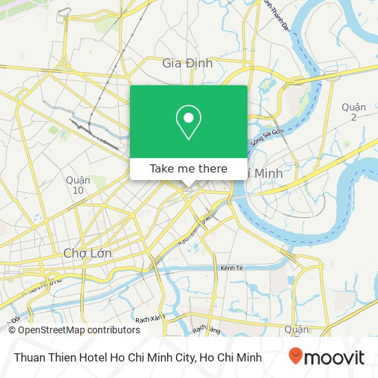 Thuan Thien Hotel Ho Chi Minh City map