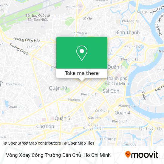 Vòng Xoay Công Trường Dân Chủ map