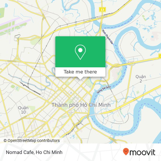Nomad Cafe map