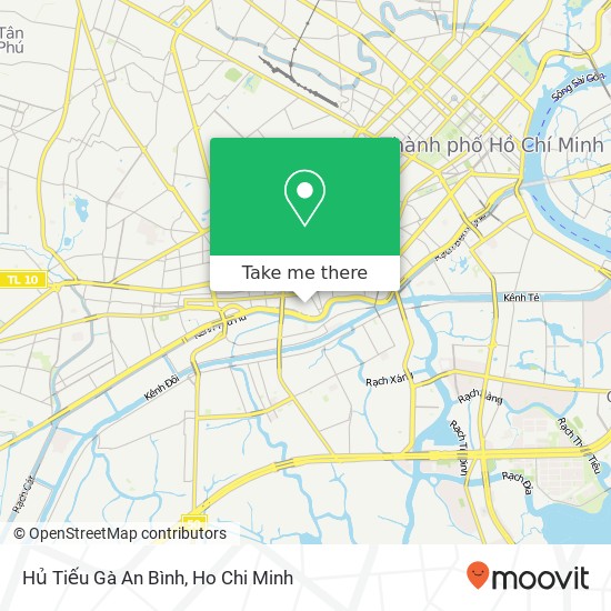 Hủ Tiếu Gà An Bình map