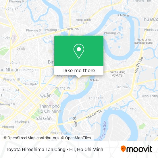 Toyota Hiroshima Tân Cảng - HT map