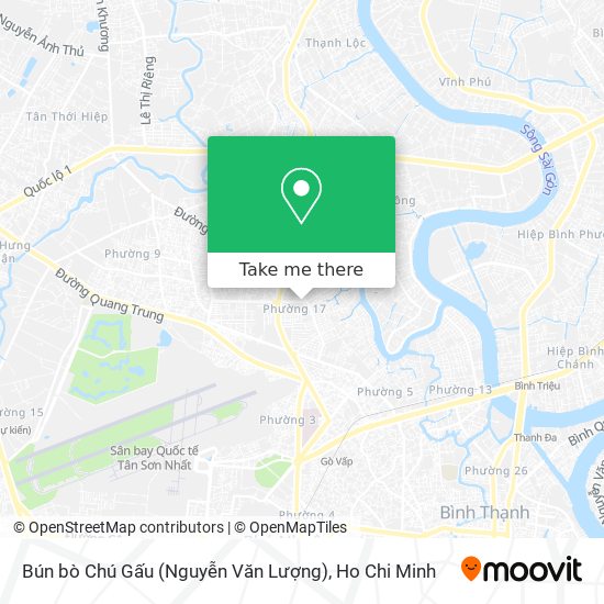 Bún bò Chú Gấu (Nguyễn Văn Lượng) map