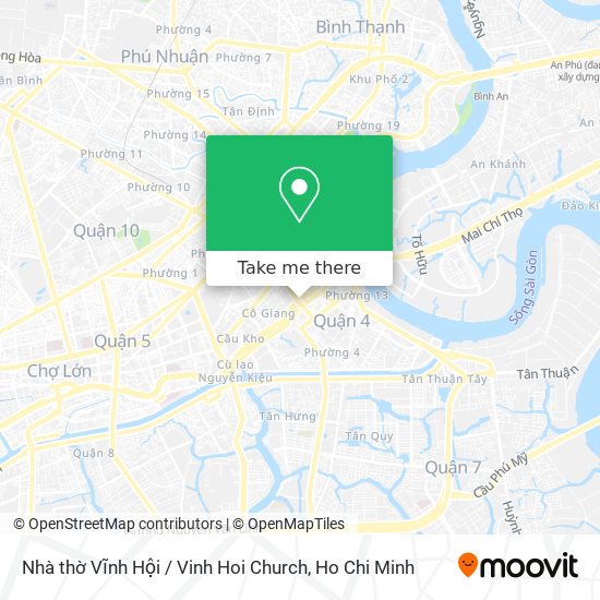 Nhà thờ Vĩnh Hội / Vinh Hoi Church map