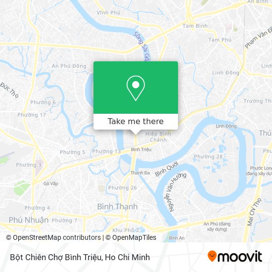 Bột Chiên Chợ Bình Triệu map