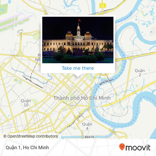 Quận 1 map