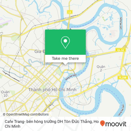 Cafe Trang- bên hông trường DH Tôn Đức Thắng map