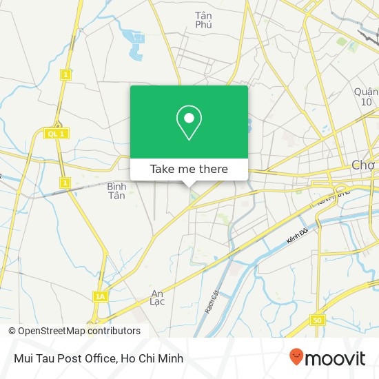 Mui Tau Post Office map