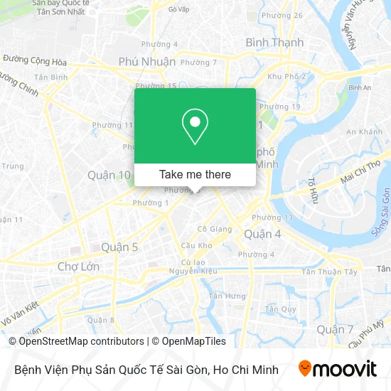 Bệnh Viện Phụ Sản Quốc Tế Sài Gòn map