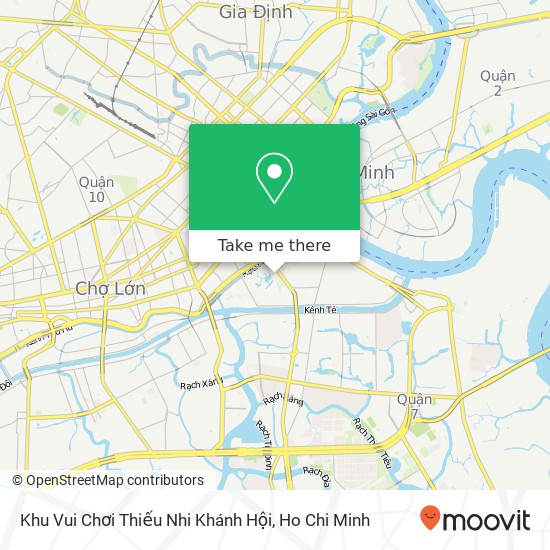 Khu Vui Chơi Thiếu Nhi Khánh Hội map