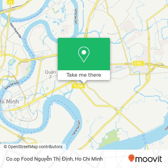 Co.op Food Nguyễn Thị Định map