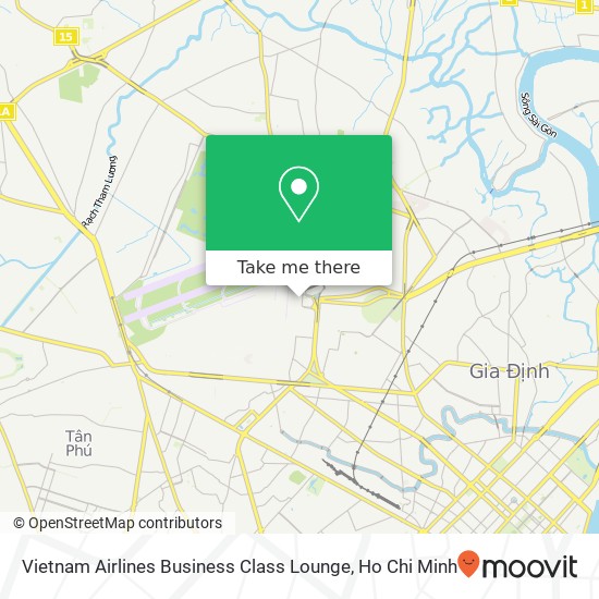 Vietnam Airlines Business Class Lounge map