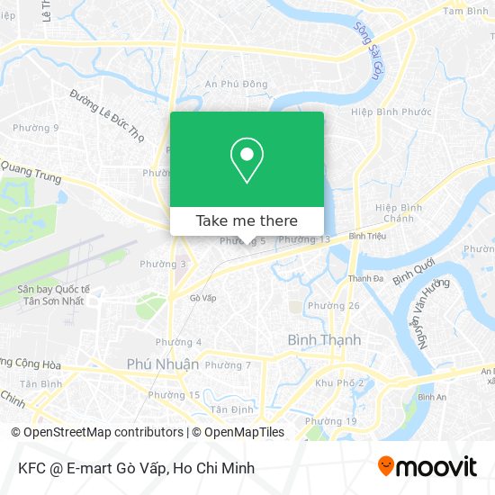 KFC @ E-mart Gò Vấp map