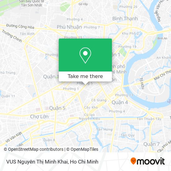 VUS Nguyên Thị Minh Khai map