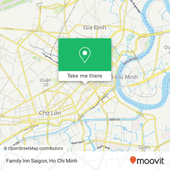 Family Inn Saigon map