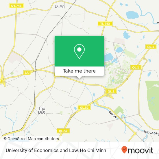 University of Economics and Law map