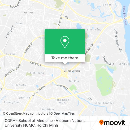 CGRH - School of Medicine - Vietnam National University HCMC map