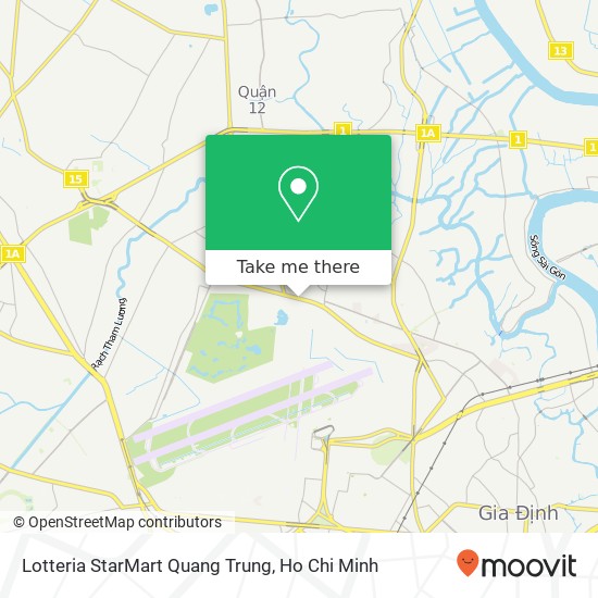 Lotteria StarMart Quang Trung map