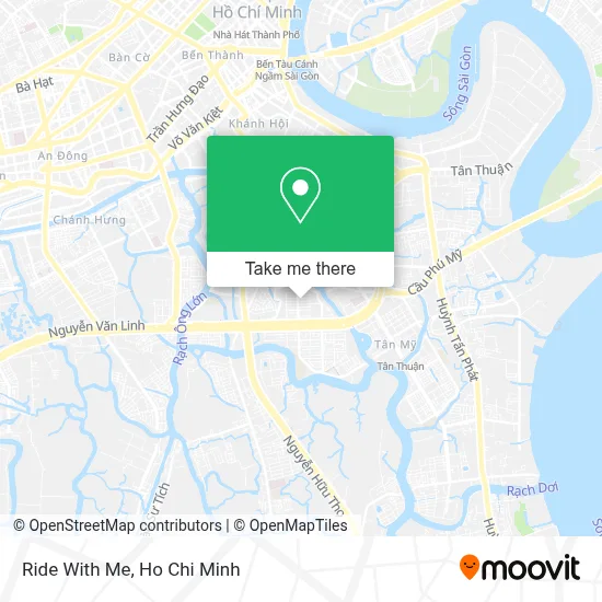 Ride With Me map