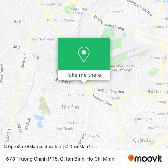 678 Truong Chinh P.15, Q.Tan Binh map
