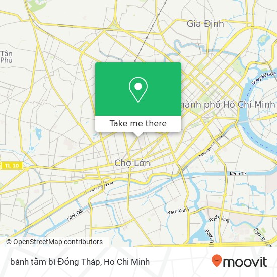 bánh tằm bì Đồng Tháp map