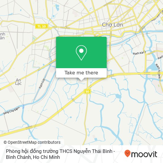 Phòng hội đồng trường THCS Nguyễn Thái Bình - Bình Chánh map