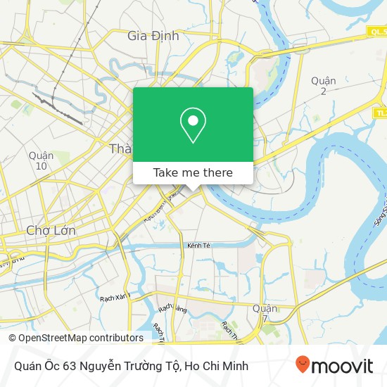 Quán Ốc 63 Nguyễn Trường Tộ map