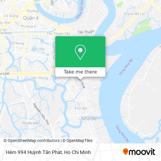 Hẻm 994 Huỳnh Tấn Phát map