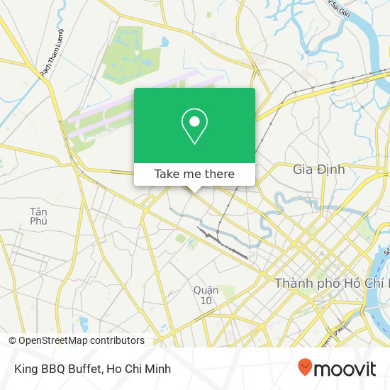 King BBQ Buffet map