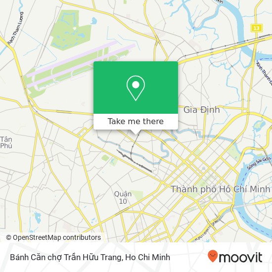 Bánh Căn chợ Trần Hữu Trang map