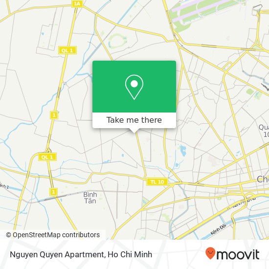 Nguyen Quyen Apartment map