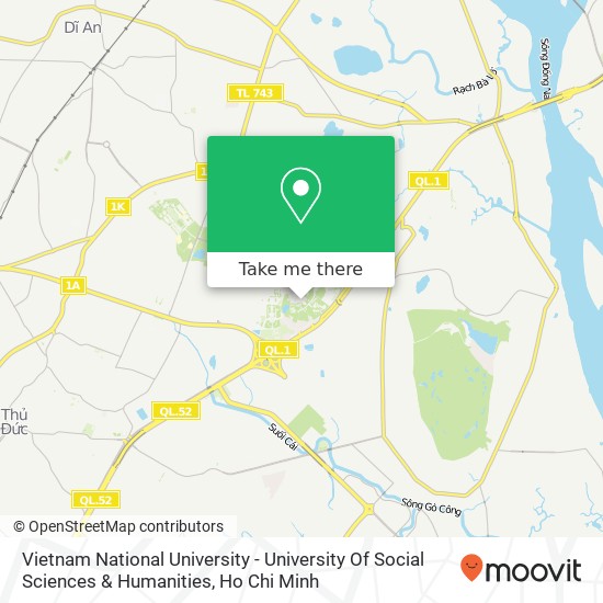 Vietnam National University - University Of Social Sciences & Humanities map