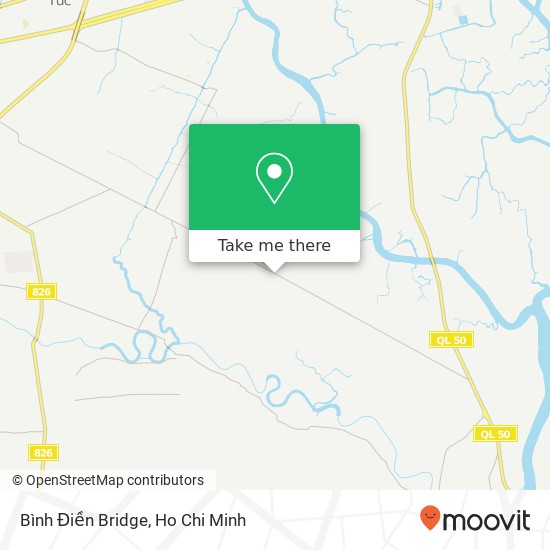 Bình Điền Bridge map