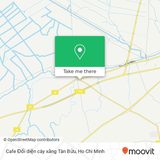 Cafe Đối diện cây xăng Tân Bửu map