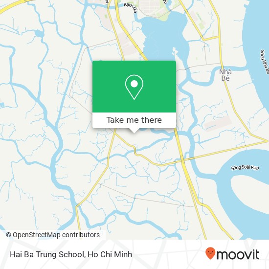 Hai Ba Trung School map