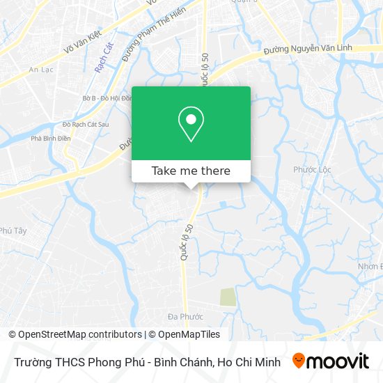Trường THCS Phong Phú - Bình Chánh map