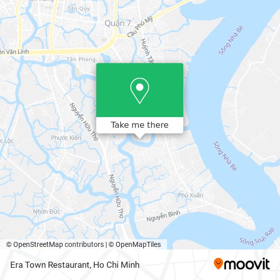 Era Town Restaurant map