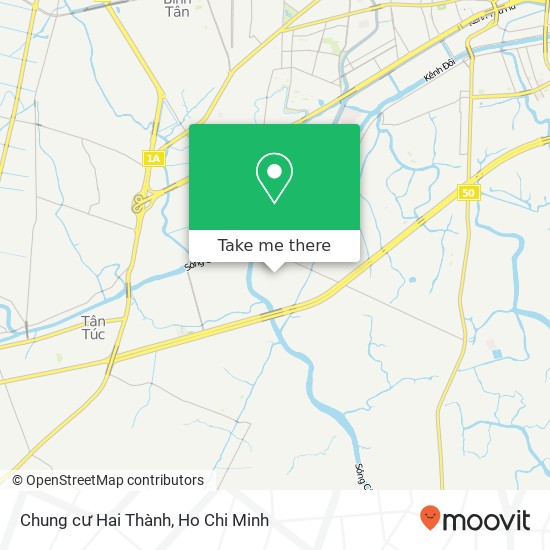 Chung cư Hai Thành map