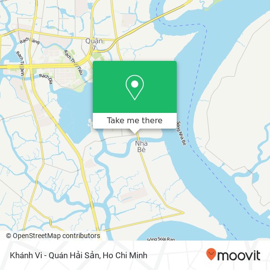 Khánh Vi - Quán Hải Sản map