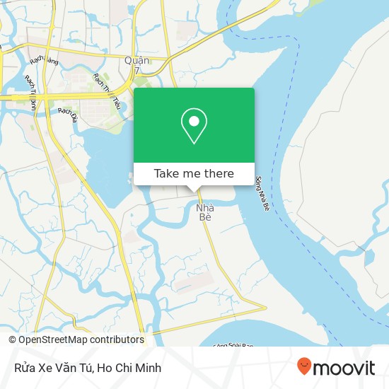 Rửa Xe Văn Tú map