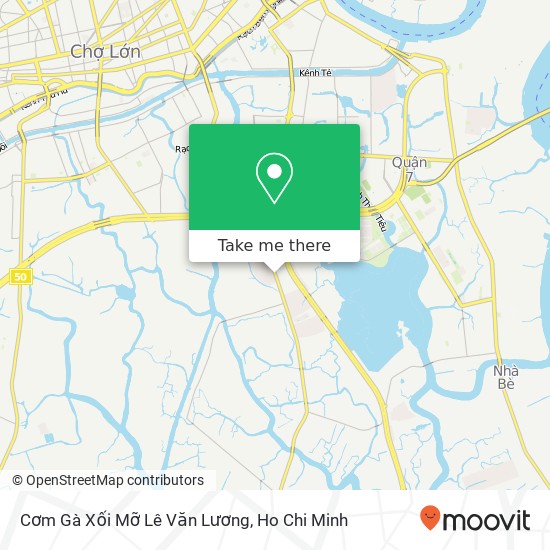 Cơm Gà Xối Mỡ Lê Văn Lương map