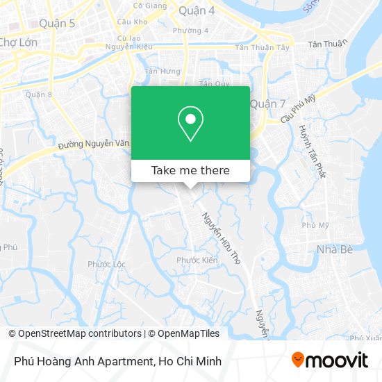 Phú Hoàng Anh Apartment map