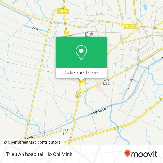 Trieu An hospital map